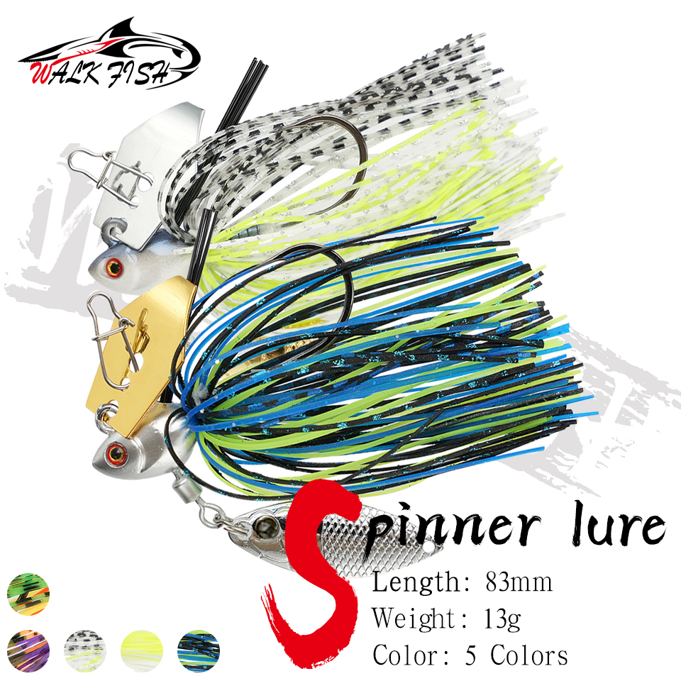 Fishing Lure Blade Bait - WALK FISH 1Pcs 13g 83mm Spinner