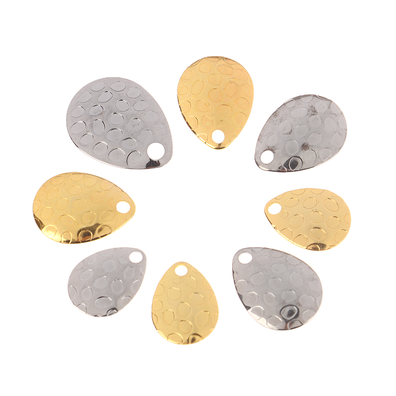 Fishing Lure Accessories - 20Pcs Metal Waterdrops Shape Fishing Spinner