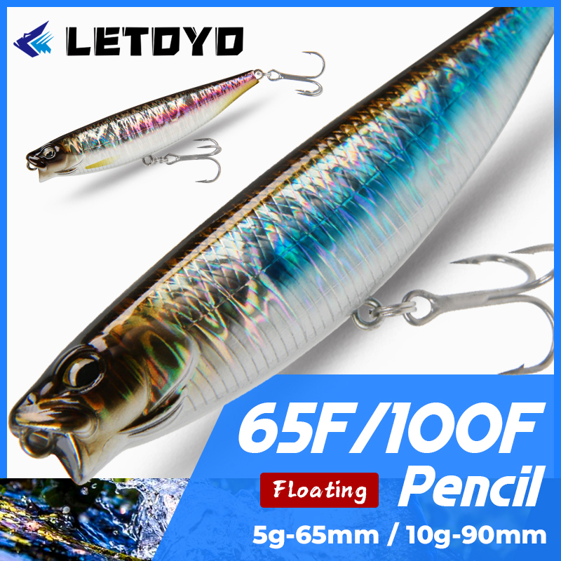 LETOYO 65mm 5g/90mm 10g Surfac - Fishing Lure Swimbait avis et prix