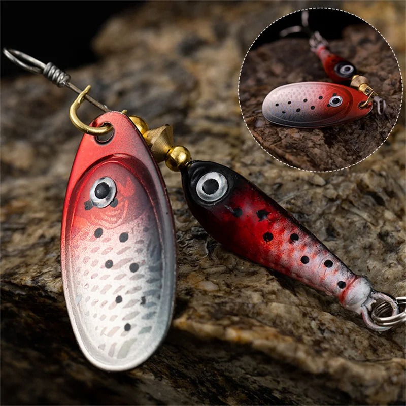 Fishing Spinner Lure Metal Rot - Fishing Lure Blade Bait avis et prix