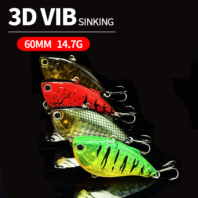 60mm 14.7g Sinking VIB Fishing - Fishing Lure Jerkbait avis et prix