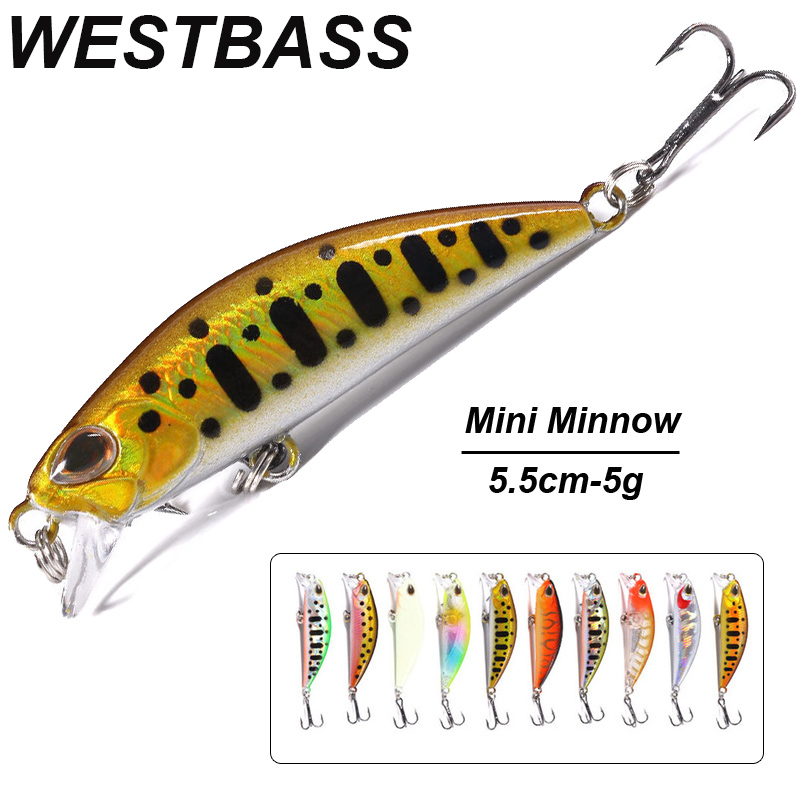 WESTBASS 1PX Micro Minnow Lure - Fishing Lure Jerkbait avis et prix