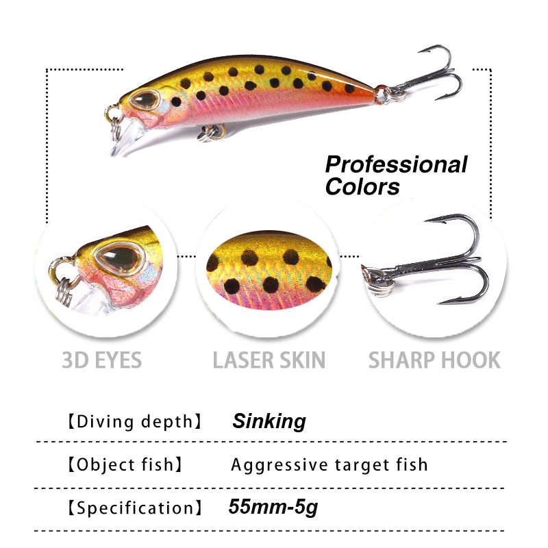 WESTBASS 1PX Micro Minnow Lure - Fishing Lure Jerkbait avis et prix