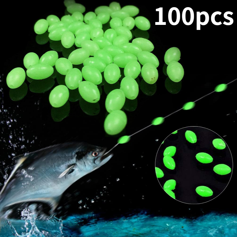 100pcs/lot Oval Night Luminous - Fishing Lure Topwater avis et prix