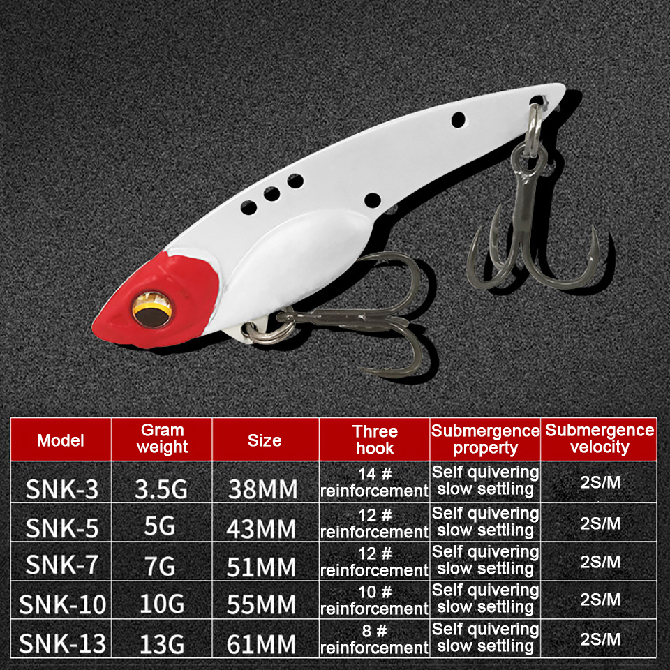 GOBYGO 3.5G-13G Metal VIB Fish - Fishing Lure Swimbait avis et prix