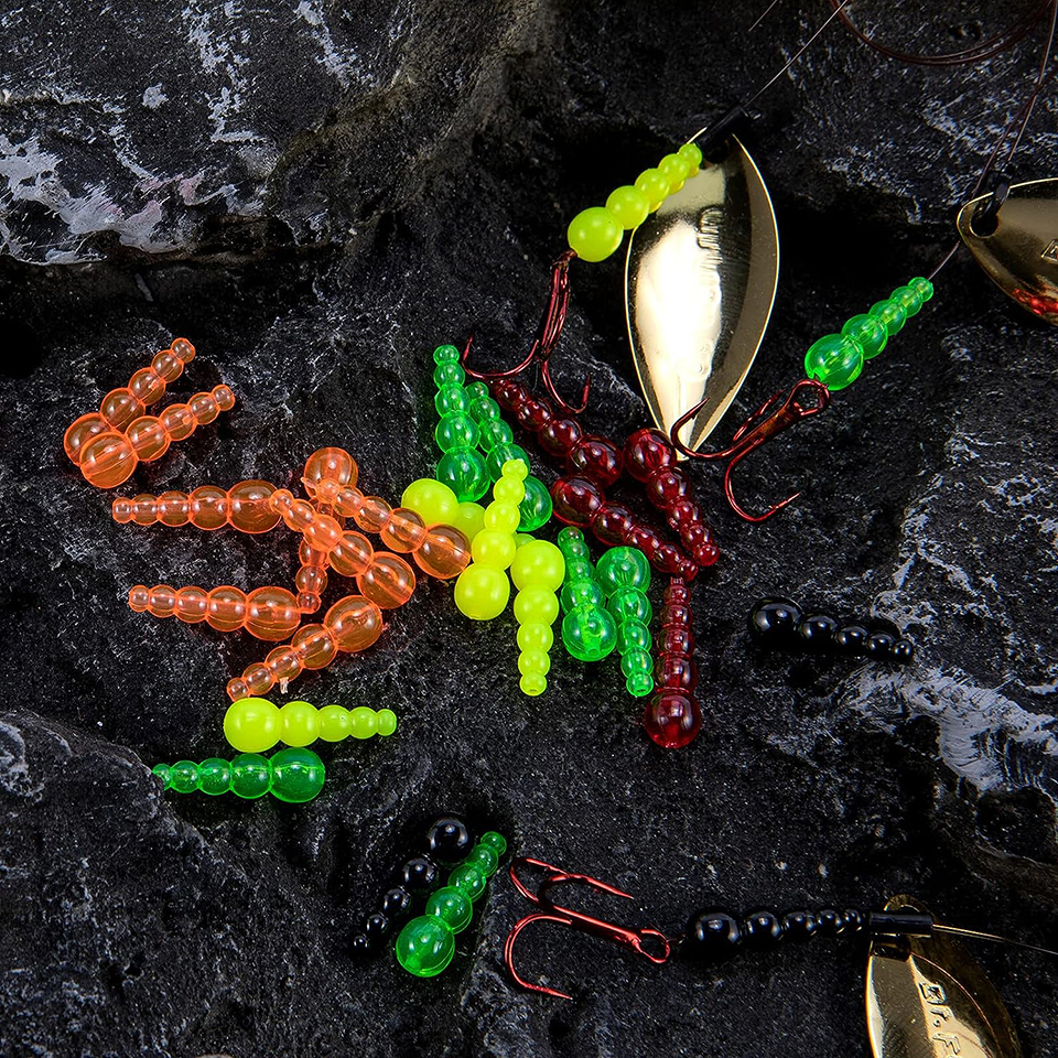 50PCS Stacked Fishing Beads Tr - Fishing Lure Spinner avis et prix