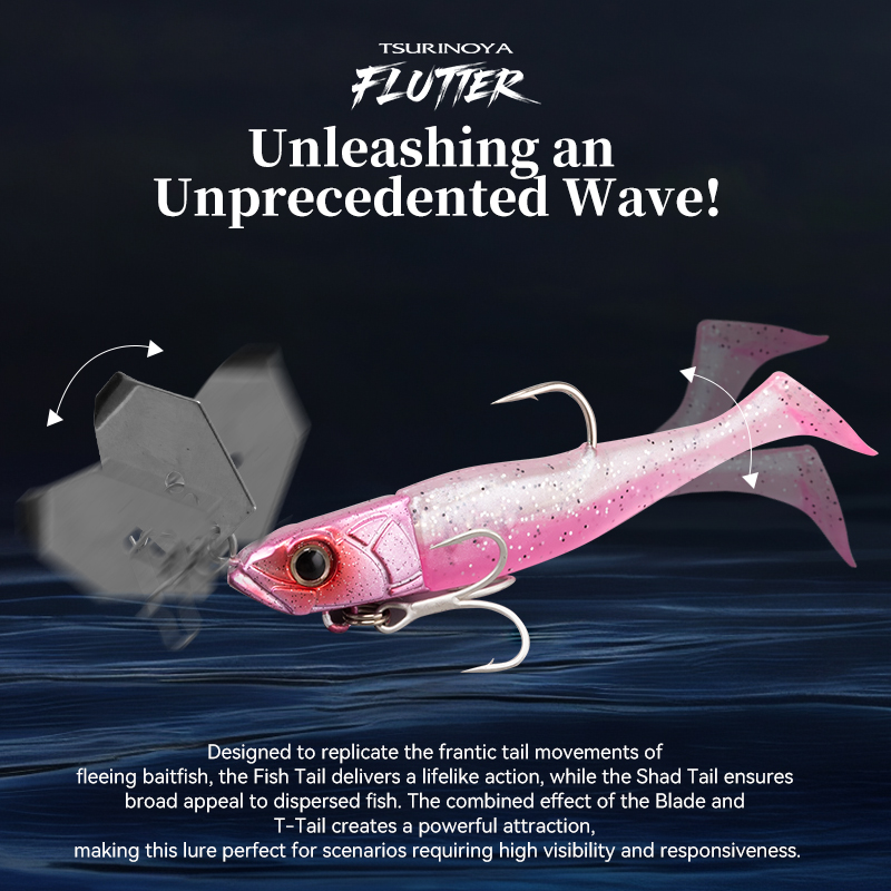 TSURINOYA FLUTTER 110mm 32g Lo - Fishing Lure Blade Bait avis et prix