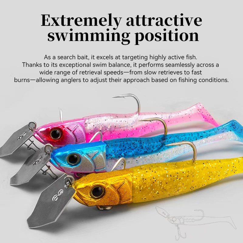TSURINOYA FLUTTER 110mm 32g Lo - Fishing Lure Blade Bait avis et prix