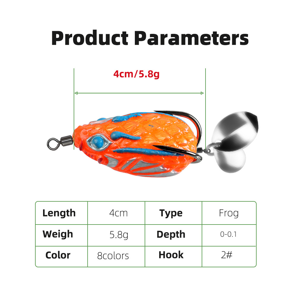 4cm/5.8g 1pc/8pcs Thai Style T - Fishing Lure Blade Bait avis et prix
