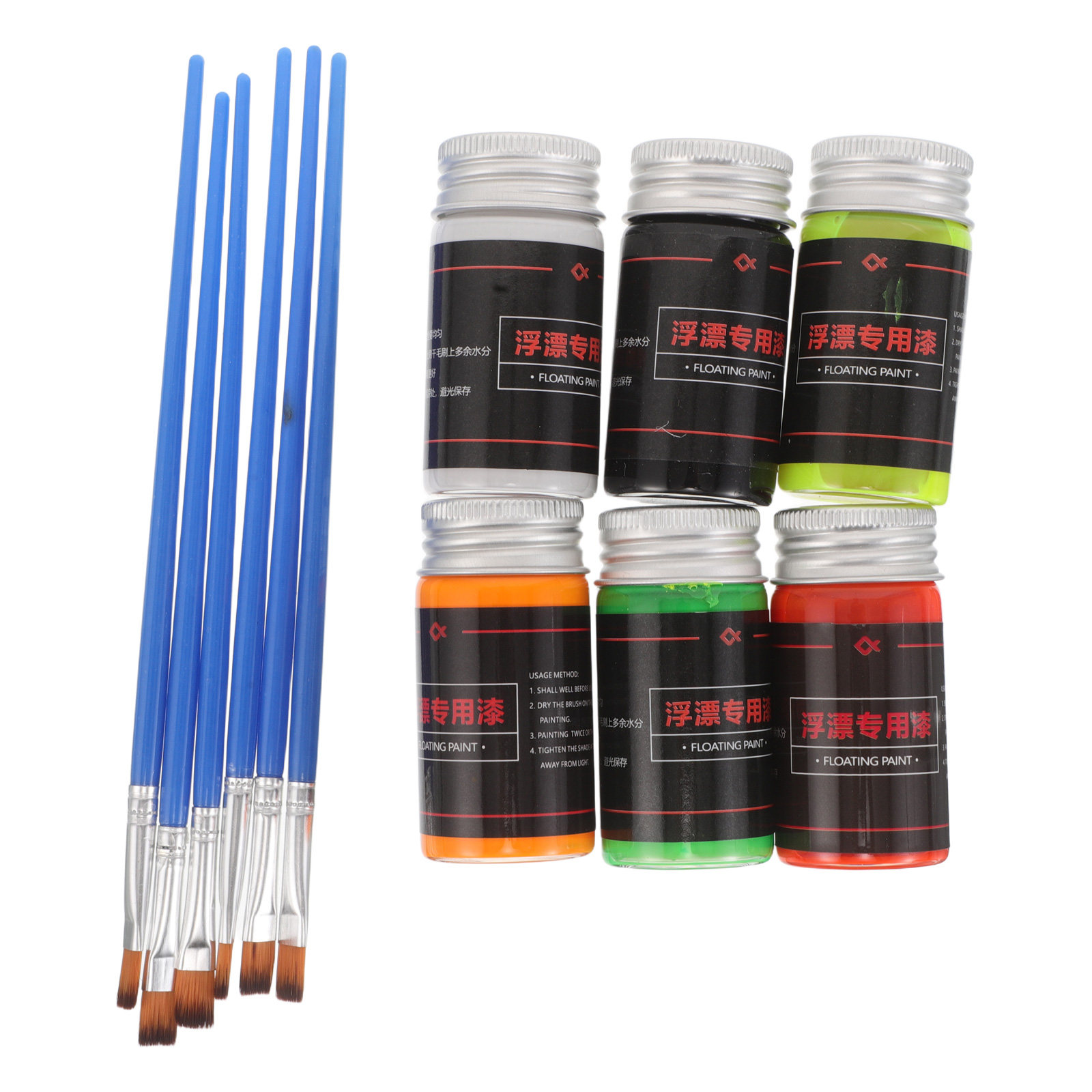 6pcs 30Ml Fluorescent Floating - Fishing Lure Making Kit avis et prix