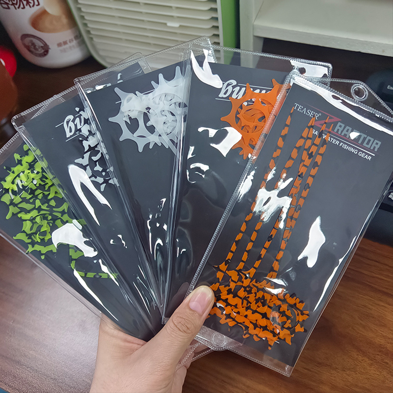 TEASER 5pcs SKIRT-18 145mm Sil - Fishing Lure Jig avis et prix