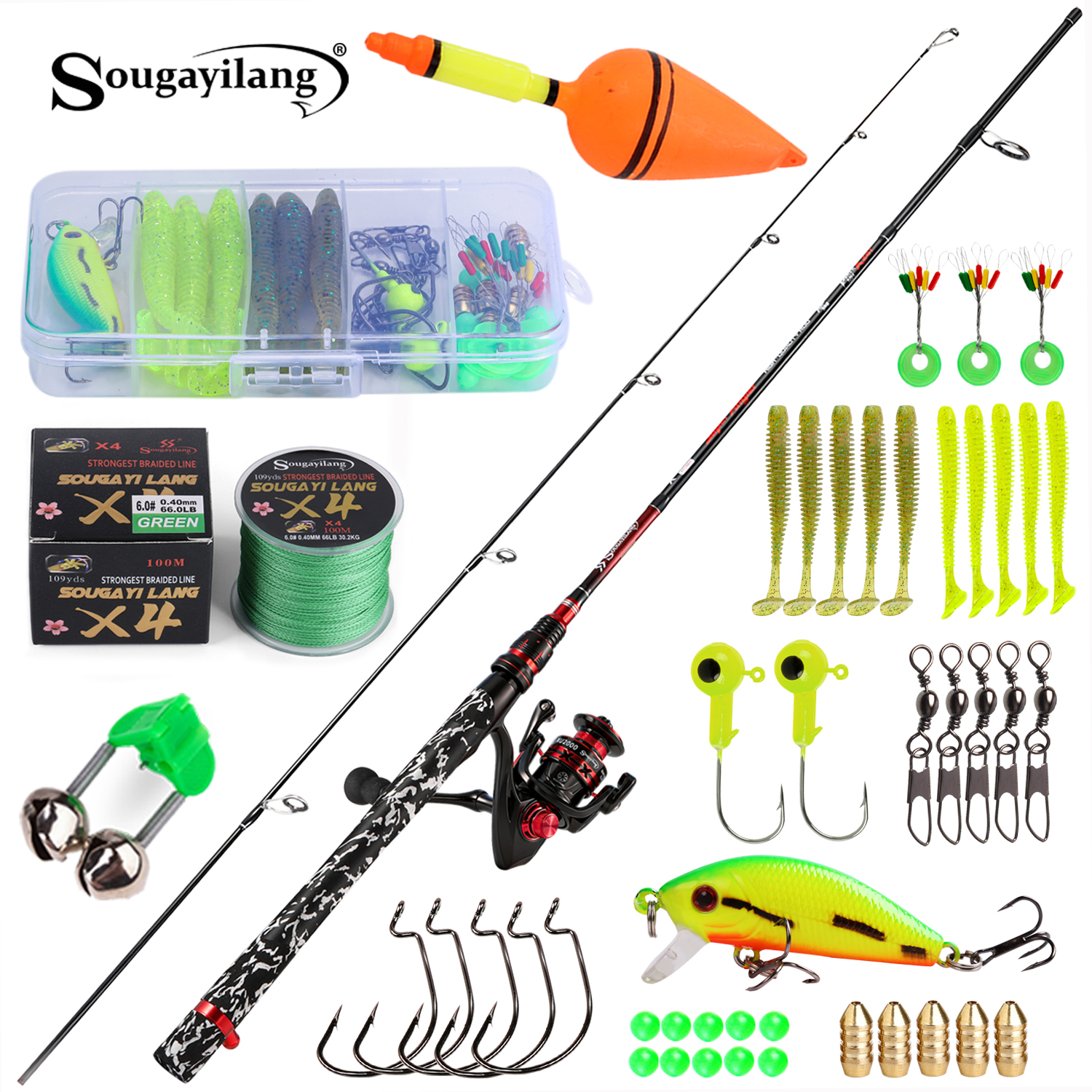 Sougayilang Spinning Fishing R - Fishing Lure Spinner avis et prix