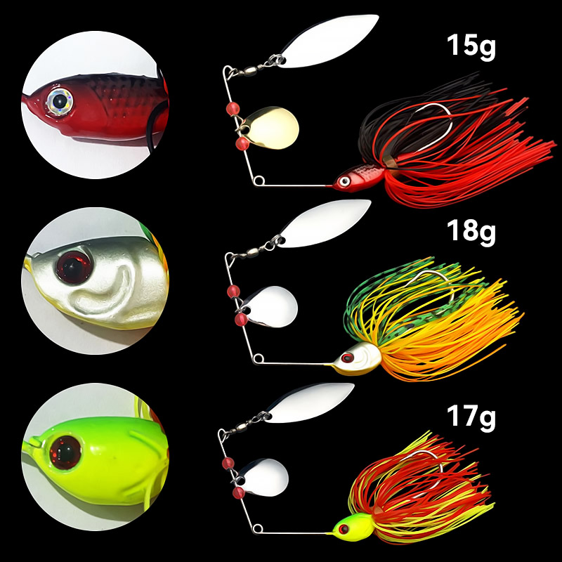 Bazooka 15g 18g Spinnerbait Fi - Fishing Lure Swimbait avis et prix