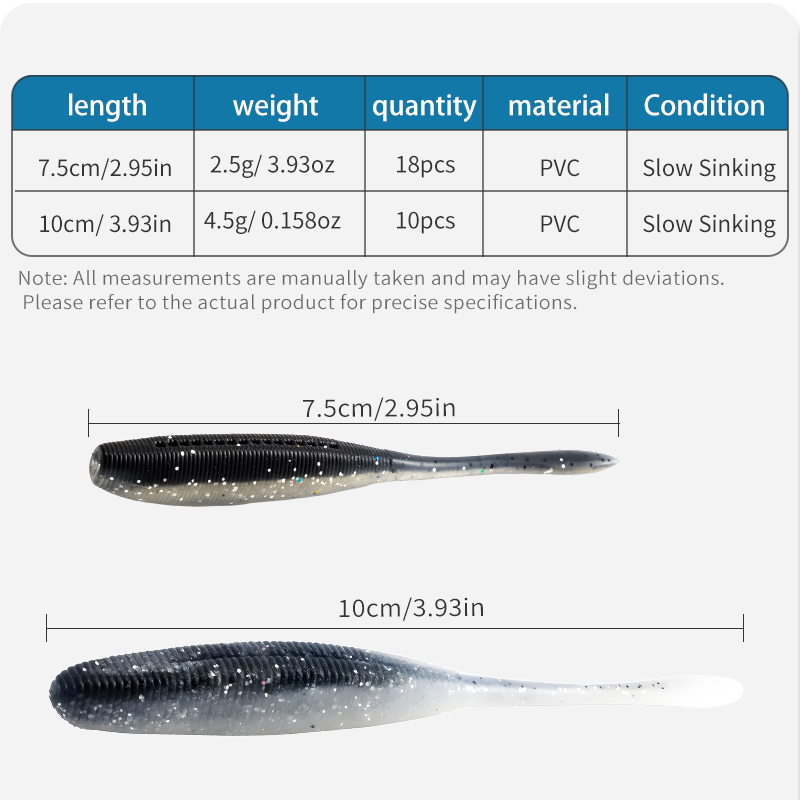 LUSHAZER 10/18pcs Fishing Lure - Fishing Lure Swimbait avis et prix