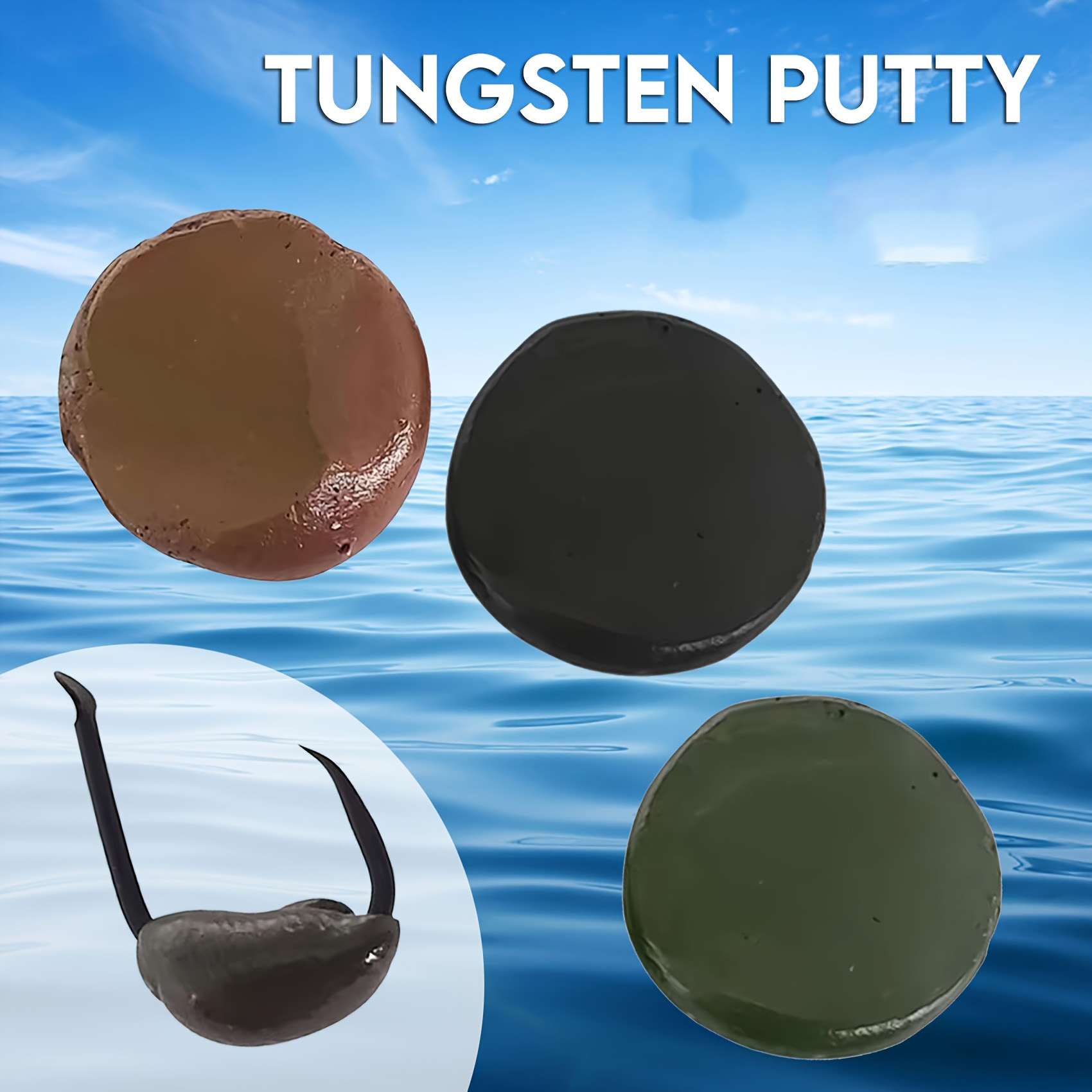 Tungsten Putty 0.5oz(15g) Tika - Fishing Lure Accessories avis et prix