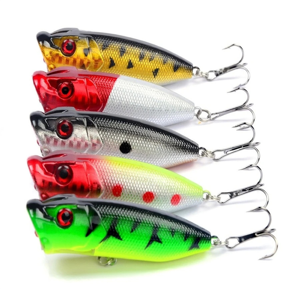 5Pcs Popper Fishing Lures 3d E - Fishing Lure Popper avis et prix