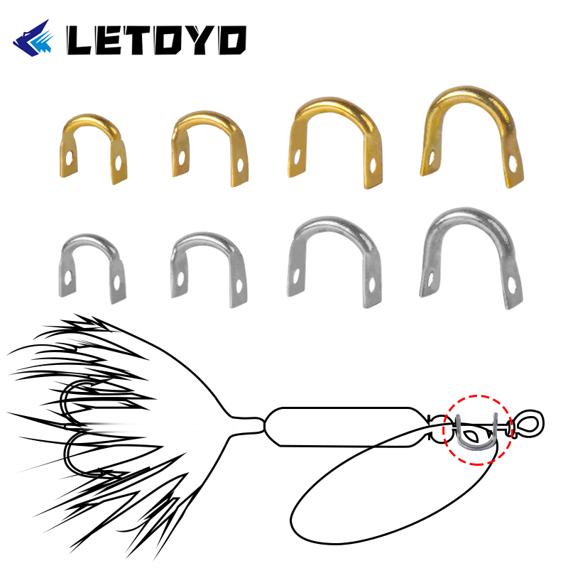 LETOYO 100pcs Folded Clevises  - Fishing Lure Kit avis et prix