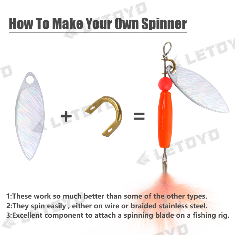 LETOYO 100pcs Folded Clevises  - Fishing Lure Kit avis et prix