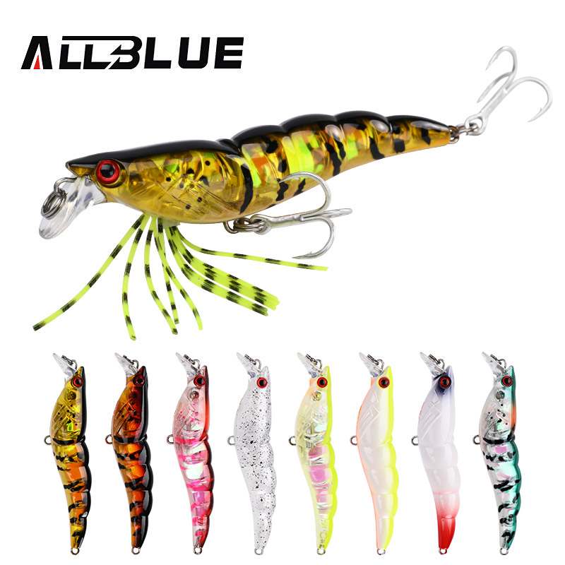 ALLBLUE 3D Flash Shrimp 70mm 7 - Fishing Lure Buzzbait avis et prix