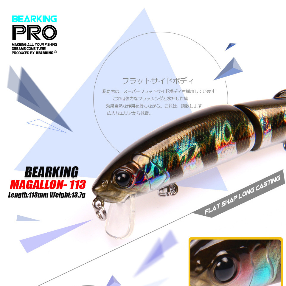 Bearking 1PC 113mm 13.7g Hard  - Fishing Lure Crankbait avis et prix