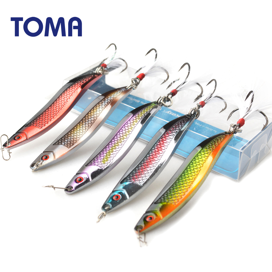 TOMA Metal Zinc Spoon Fishing  - Fishing Lure Crankbait avis et prix
