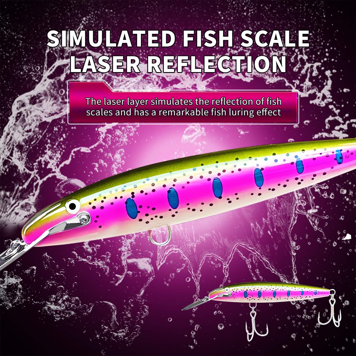 BASSKING Sinking Minnow Bait 1 - Fishing Lure Jerkbait avis et prix