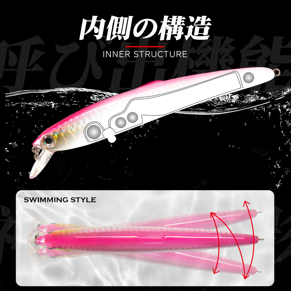 Hunthouse Smith Saruna Minnow  - Fishing Lure Jerkbait avis et prix