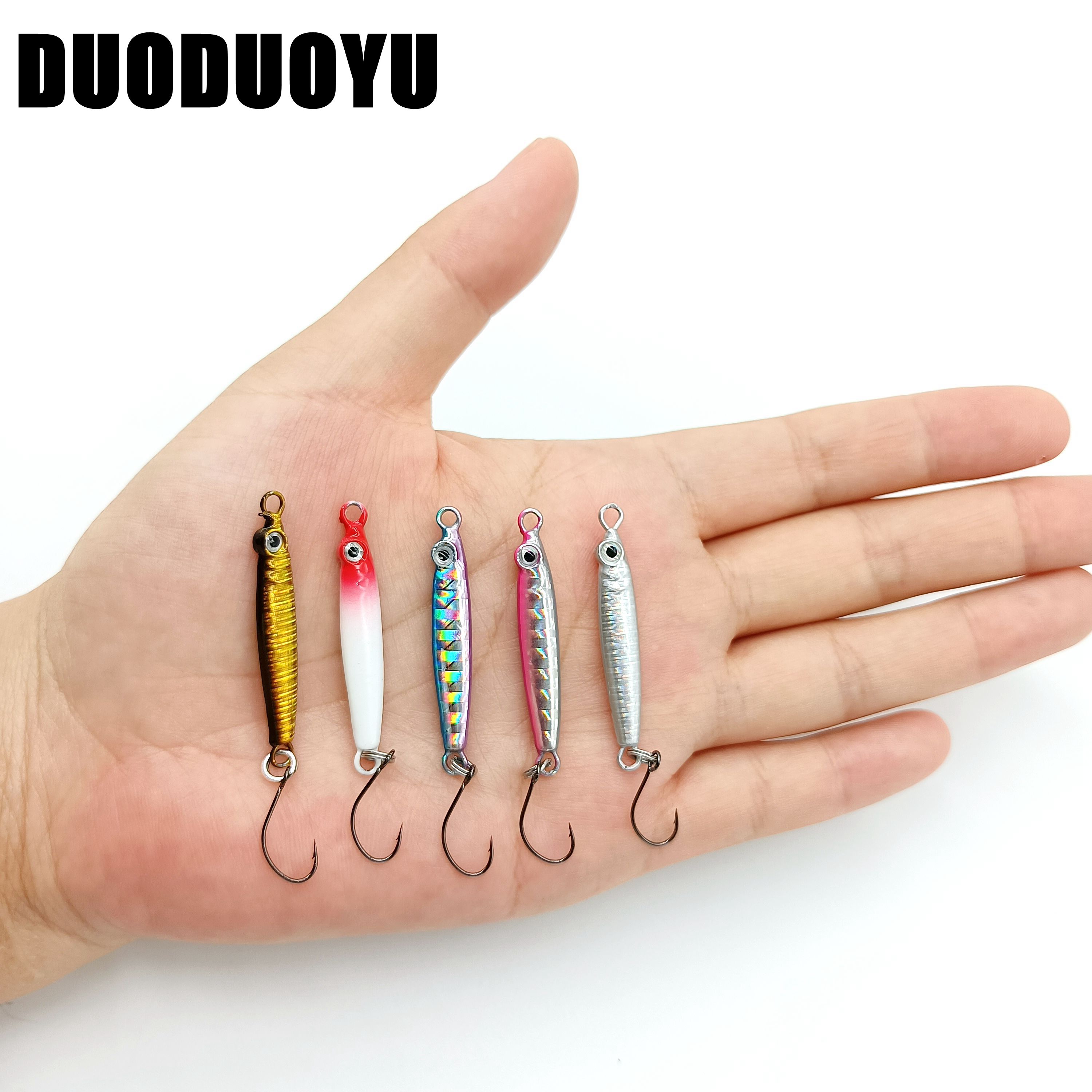 DUODUOYU 5PCS Mini  Metal Jig  - Fishing Lure Soft Plastic avis et prix