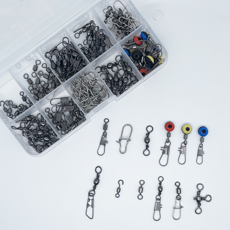 115pcs Fishing Swivel Connecto - Fishing Lure Box avis et prix