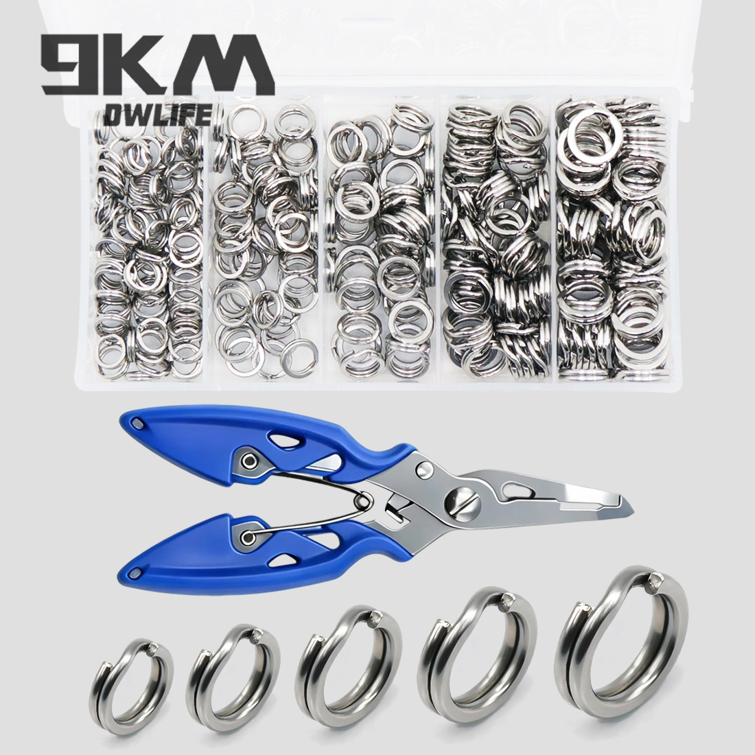 9KM 260-280pcs Fishing Split R - Fishing Lure Kit avis et prix