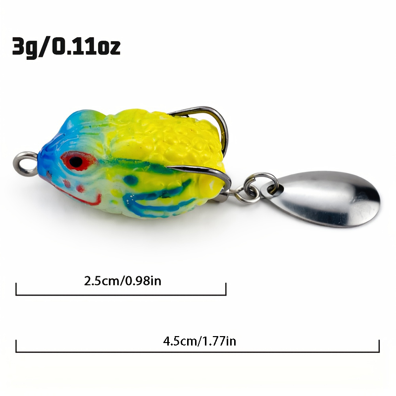 8pcs Topwater Frog Fishing Lur - Fishing Lure Blade Bait avis et prix