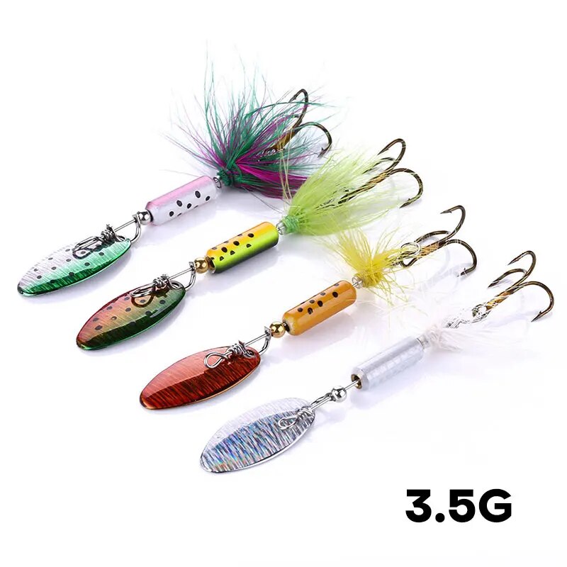 Metal VIB Lures 1PCS 3.5g Feat - Fishing Lure Spoon avis et prix