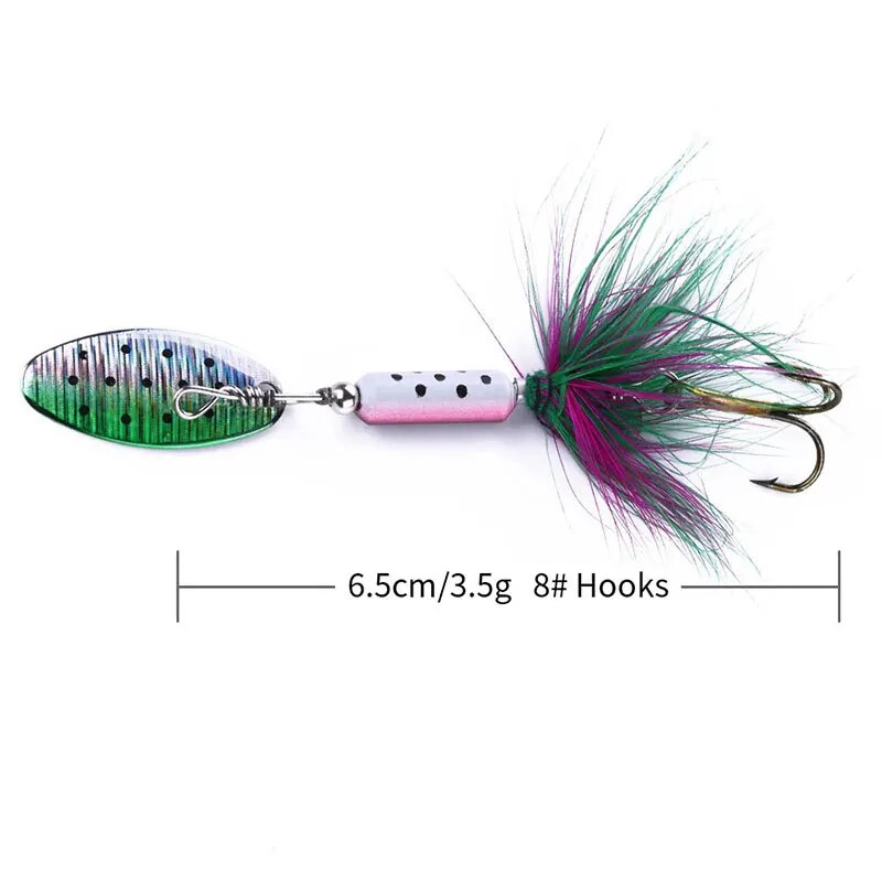Metal VIB Lures 1PCS 3.5g Feat - Fishing Lure Spoon avis et prix