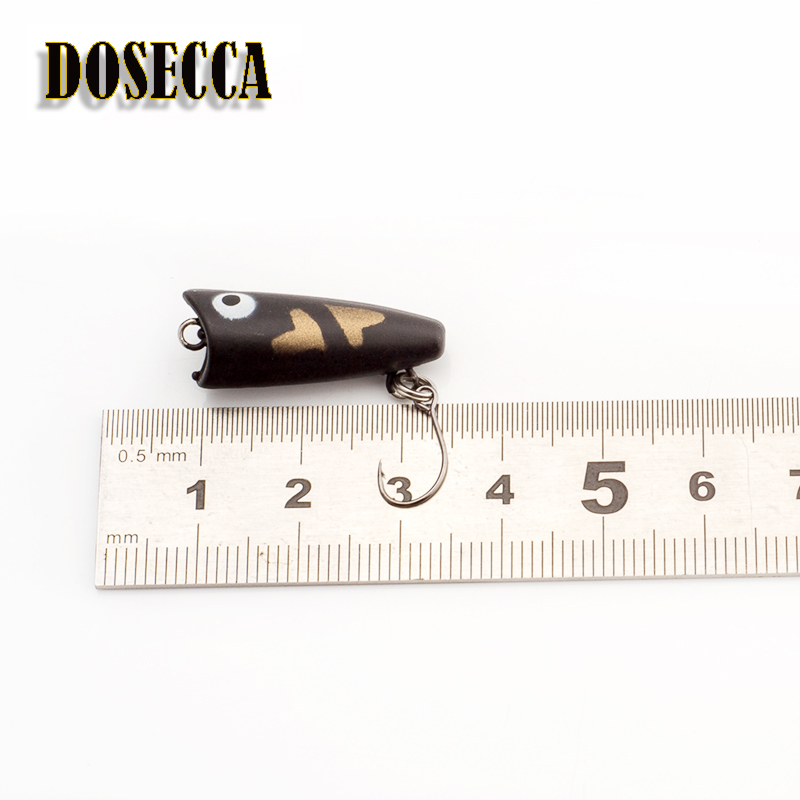 1PCS 2.5cm 1.5g  Topwater Bait - Fishing Lure Popper avis et prix