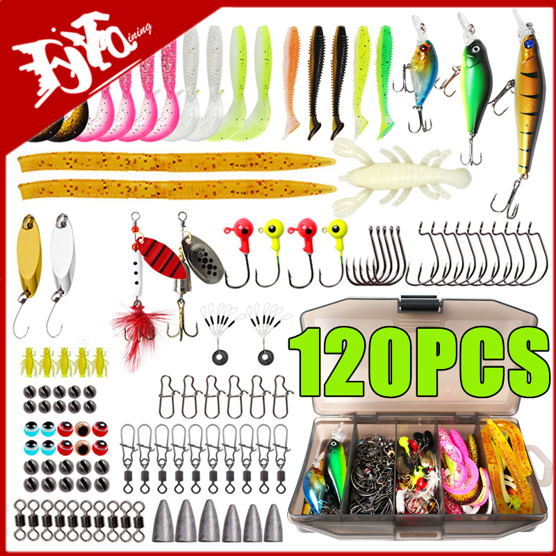 New 120PCS Fishing Lure Set So - Fishing Lure Box avis et prix