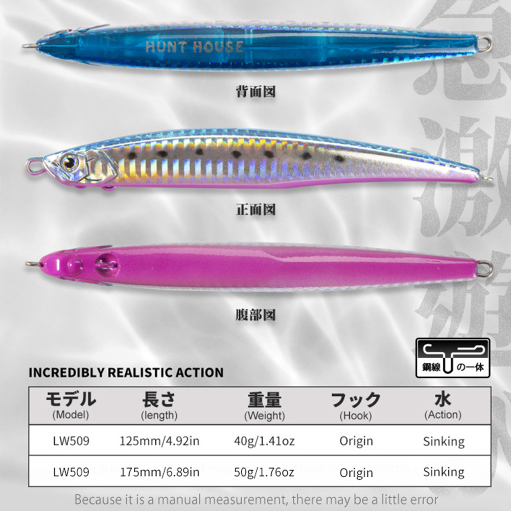 Hunthouse Jerk Press Bait Sink - Fishing Lure Jerkbait avis et prix