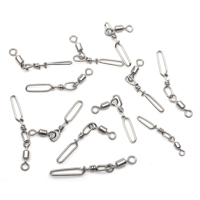 10Pcs Stainless Steel Quick Sn - Fishing Lure Making Kit avis et prix