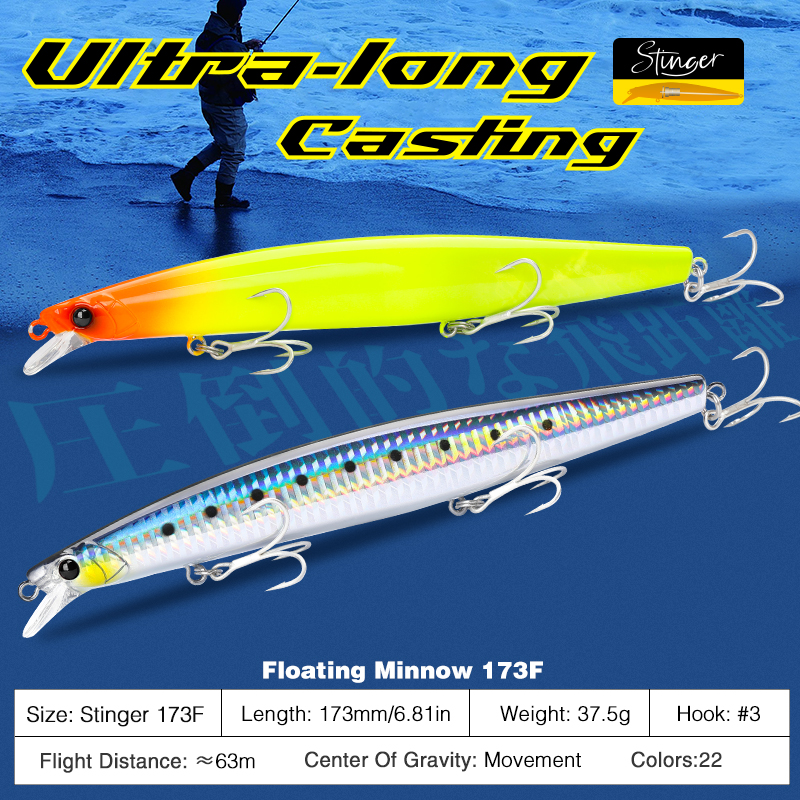 TSURINOYA Shore Fishing STINGE - Fishing Lure Popper avis et prix