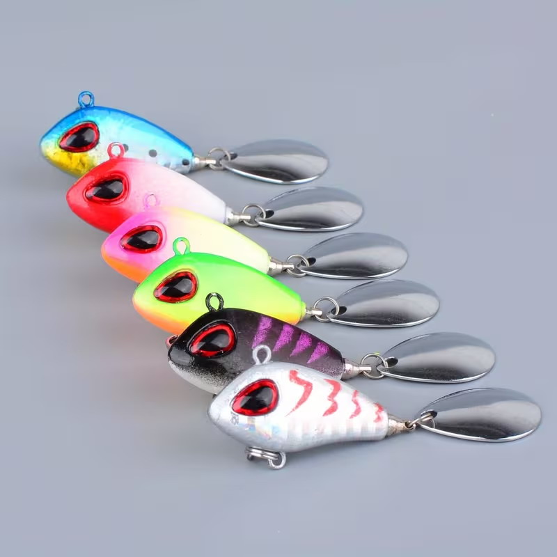 5/6pcs Mini VIB With Spoon Fis - Fishing Lure Crankbait avis et prix