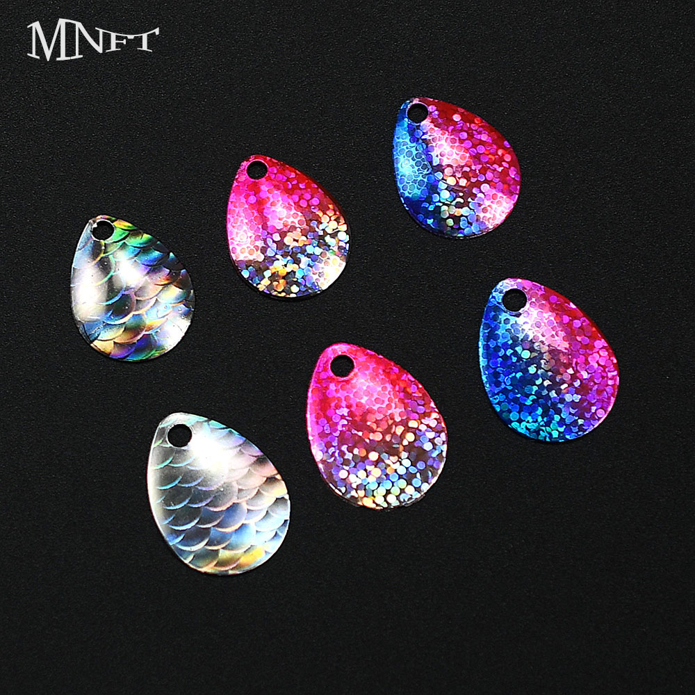 6Pcs Iridescent Fish Scale Spo - Fishing Lure Blade Bait avis et prix