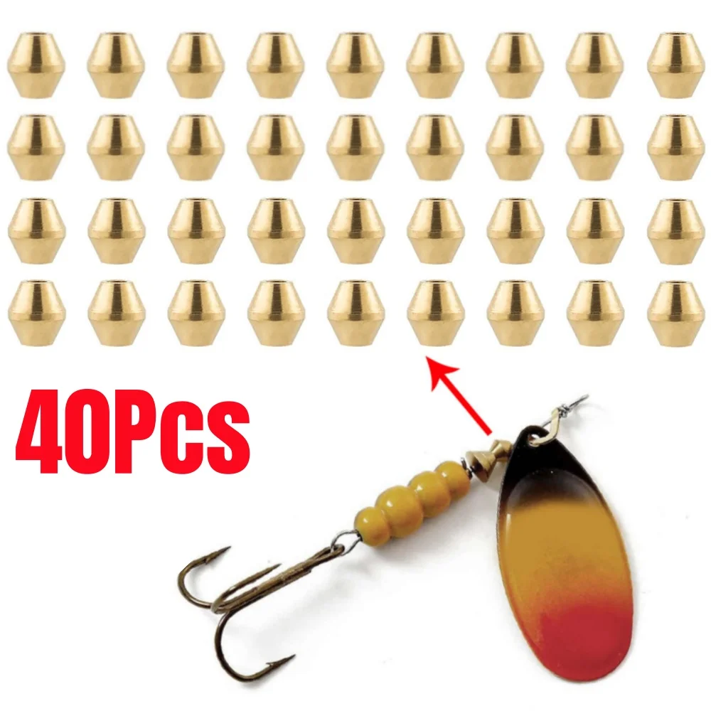 40pcs DIY Lure Brass Fishing B - Fishing Lure Spinner avis et prix