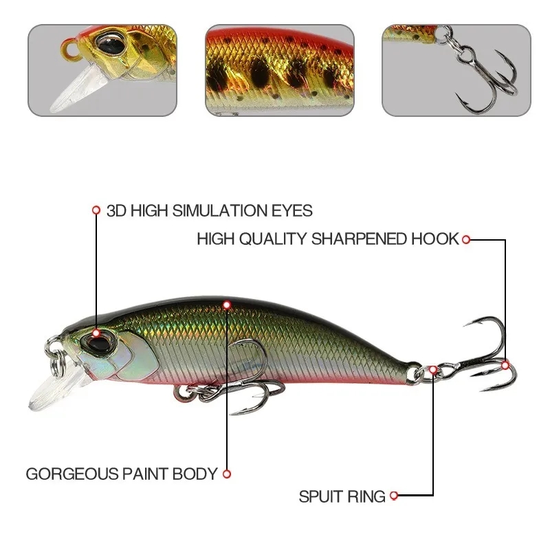 15Pcs Sinking Minnow Fishing L - Fishing Lure Jerkbait avis et prix