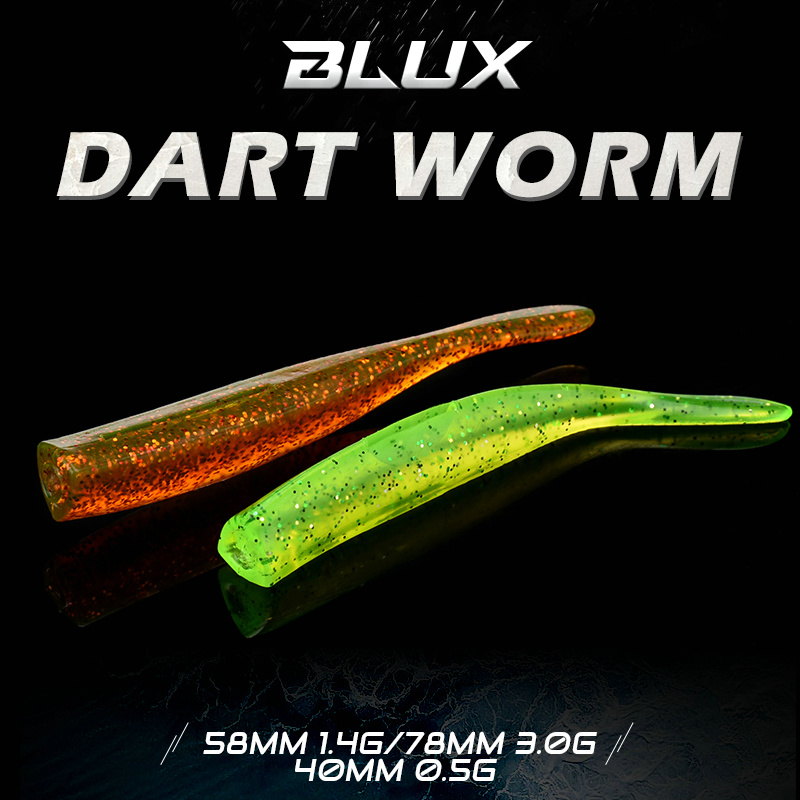 BLUX New Dart Worm Soft Bait 5 - Fishing Lure Soft Plastic avis et prix