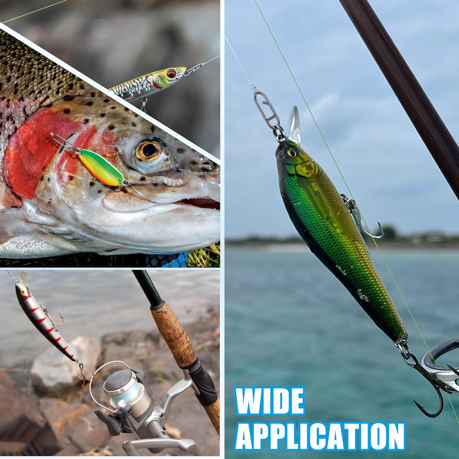 9KM Fishing Snap Kit 110pcs Po - Fishing Lure Kit avis et prix