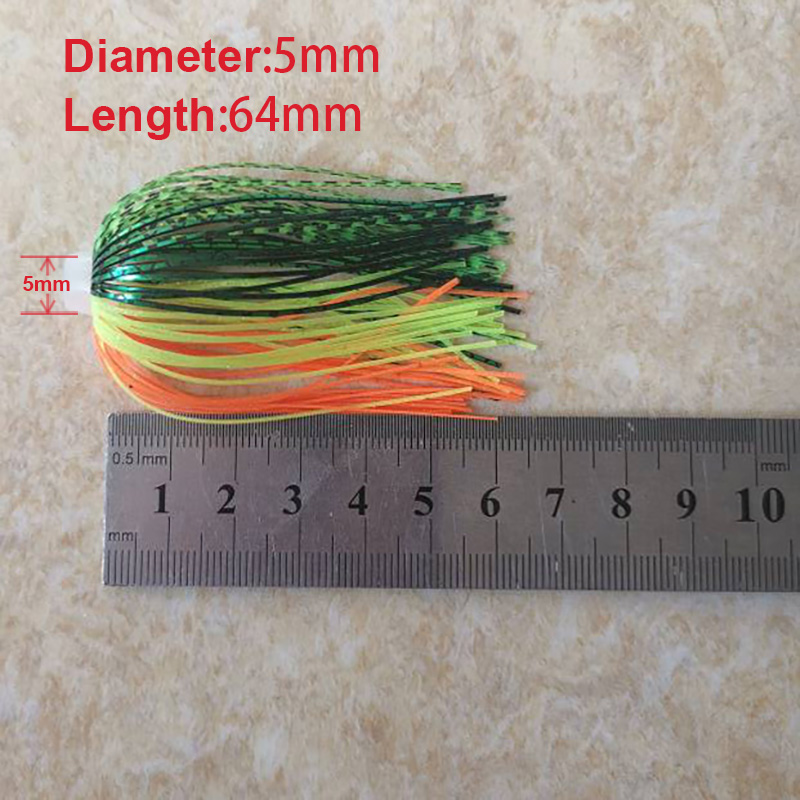 5 pcs/lot  88 Strands  64mm Si - Fishing Lure Buzzbait avis et prix