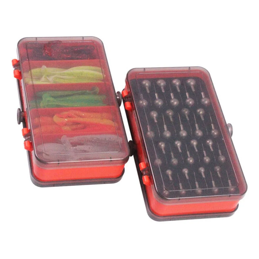 Portable Double Sided Split Ba - Fishing Lure Soft Plastic avis et prix