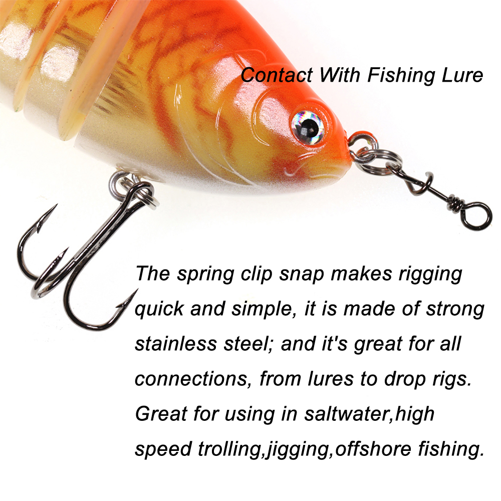 Bimoo 50pcs Stainless Steel Qu - Fishing Lure Accessories avis et prix