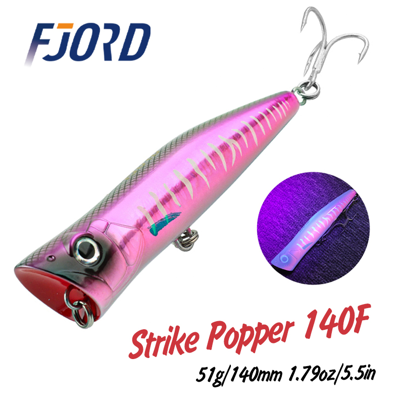 FJORD 140mm 51g Popper Fishing - Fishing Lure Popper avis et prix