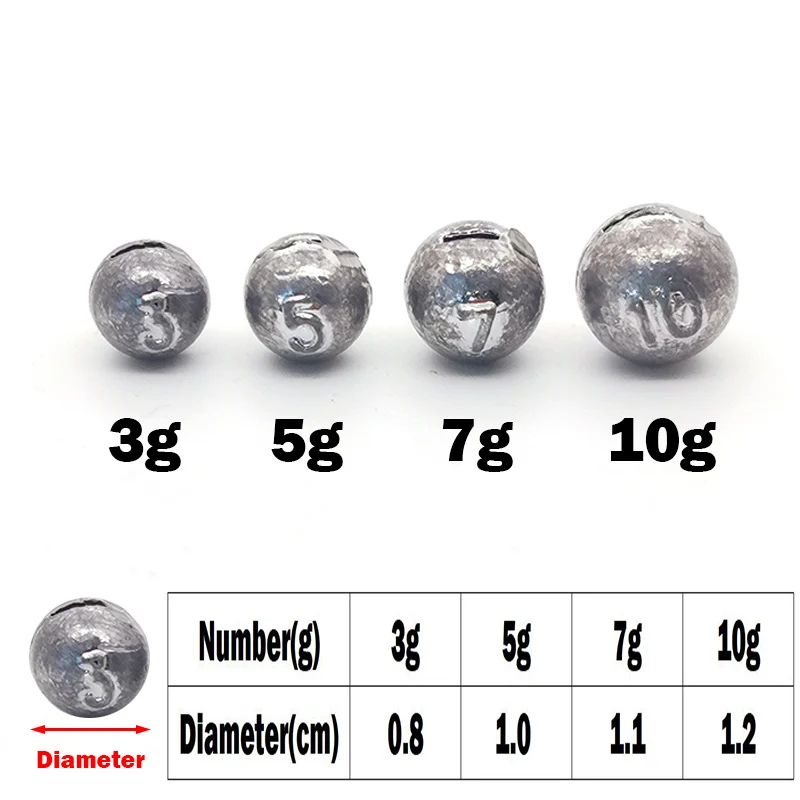 OUTKIT 10pcs/lot Lead Head Sin - Fishing Lure Accessories avis et prix