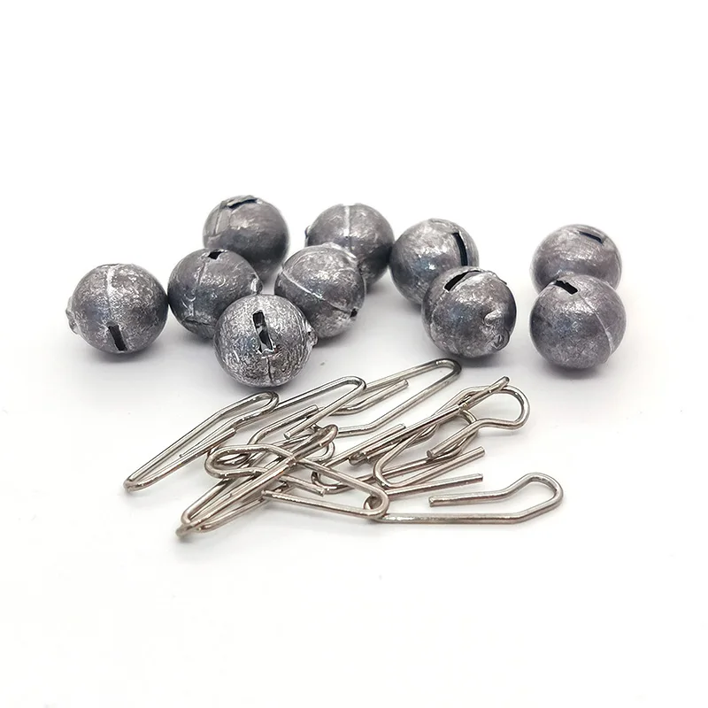 OUTKIT 10pcs/lot Lead Head Sin - Fishing Lure Accessories avis et prix